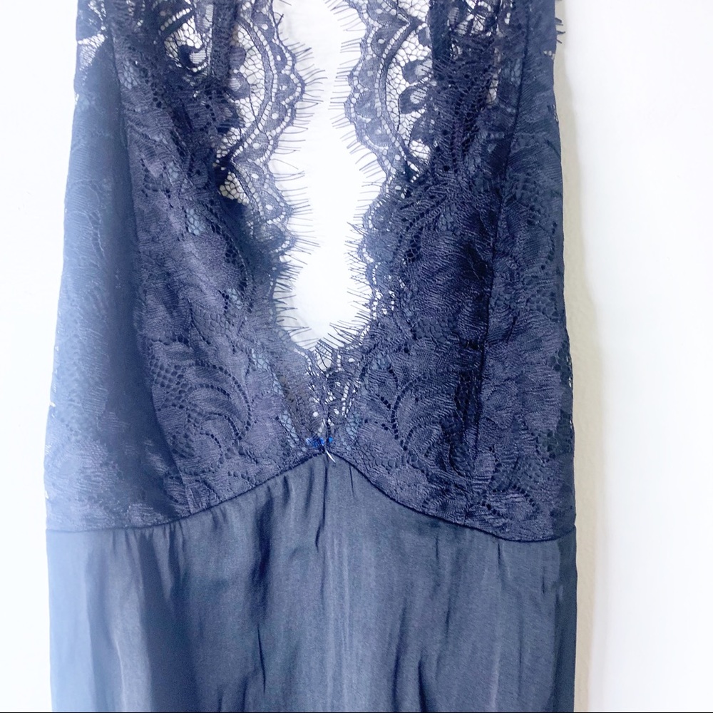 Free People Melrose Black Lace Backless Bodysuit - Picture 5 of 13